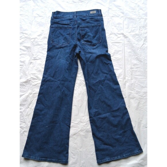 Sofia Jeans Sz 6 Womens Blue Jeans Margot Wide Leg Pocket Denim Button Zip Adult - Picture 2 of 10